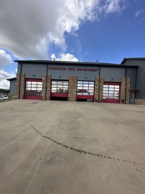 Robinson fire department tinted with ASWF sky 10 Window Films