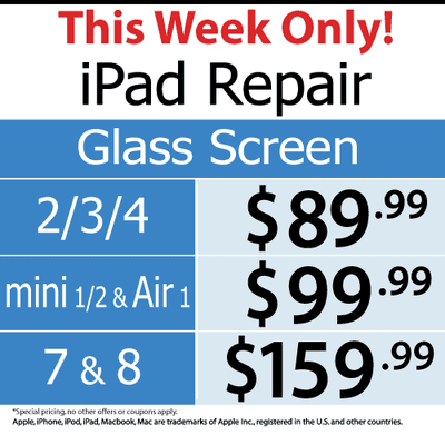 Sweet Memory iPad Repair