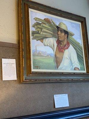 "Sugar Cane Worker" by Jose Anastacio Monroy $2,800