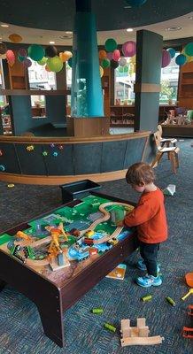 Perfect kids play area for a rainy day