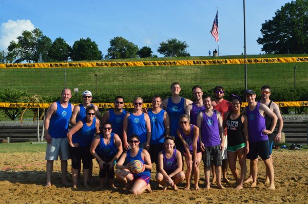 Beach volleyball social leagues