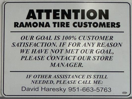 Ramona Tire