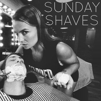 Hot lather shaves another specialty #stagsonlybarbers