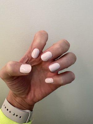 Regular polish manicure