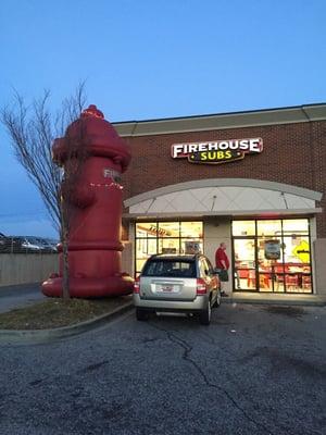 The Giant Hydrant is here for Christmas.  I need to bring my dog by      LOL!