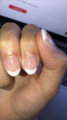 Gel French manicure