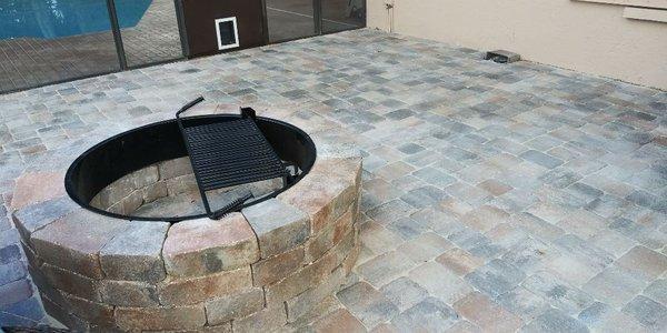 Patio with Fire Pit in Clearwater FL