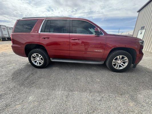 Total Eclipse Tinting: Transforming Chevy Tahoe's Style and Comfort, One Shade at a Time.