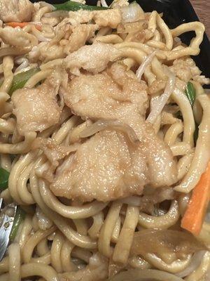 Chicken lo mein