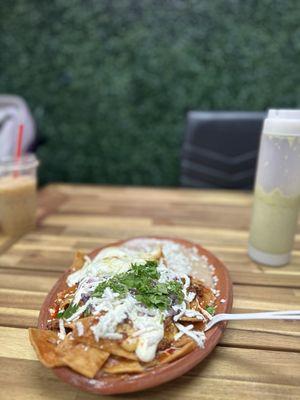 Try the choriqueso chilaquiles