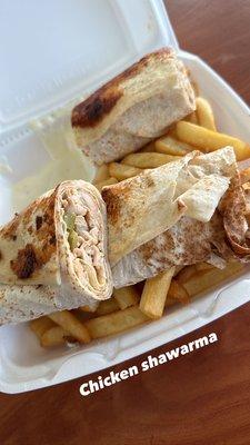 Chicken Shawarma Fries Platter