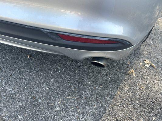 Bumper damage