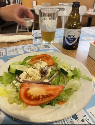 Greek side salad