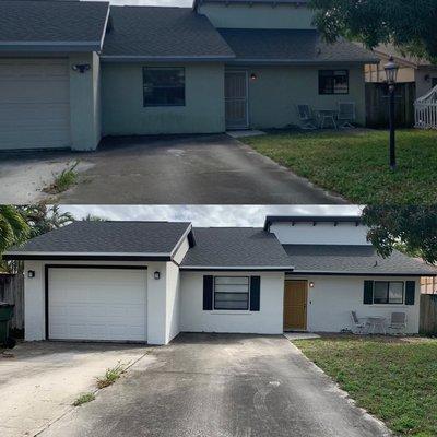 Before and After! Spring is right around the corner , book your exterior paint job today! 508-838-8021