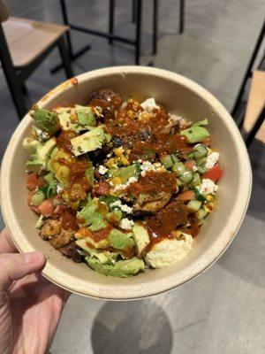 Harissa Avocado bowl