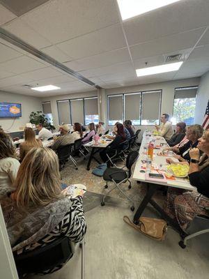 Always a packed house at our quarterly New Member Orientation