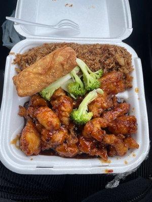 Sesame Chicken Fried Rice