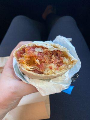 Bacon Breakfast Burrito