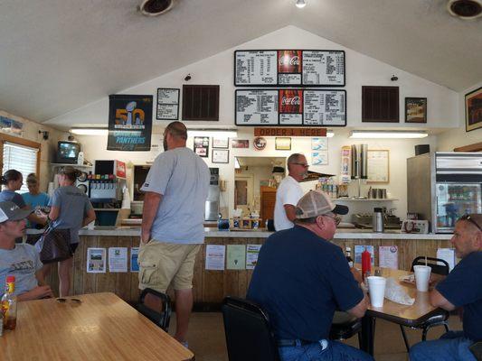 Front Counter. You can order but don't count on being served