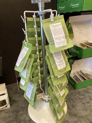 Tea samplers - great for trying new flavors or to give as little gifts!