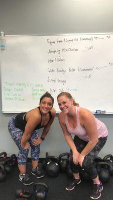 Tabata with my fave!