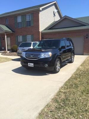 My beautiful new 2014 Pilot from White Allen Honda!