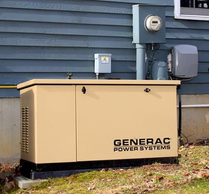 We install generators.