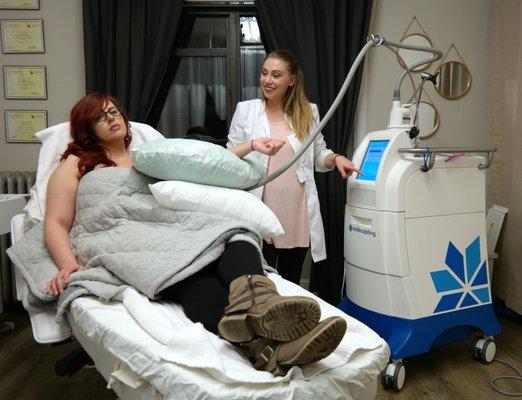 CoolSculpting treatment