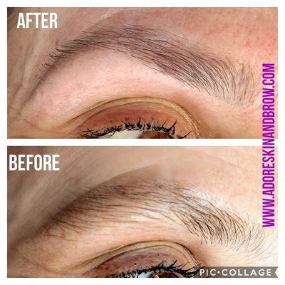 Brow wax +tint