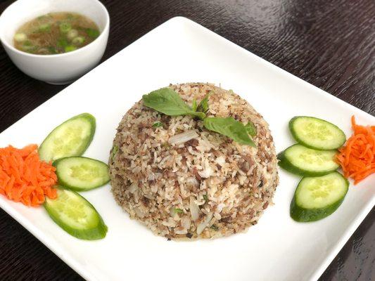 Oxtail Fried Rice, a must try! "Fall off the bone" tender oxtail is pan fried with rice and onions. Featured on OC Weekly's "Eat This Now"