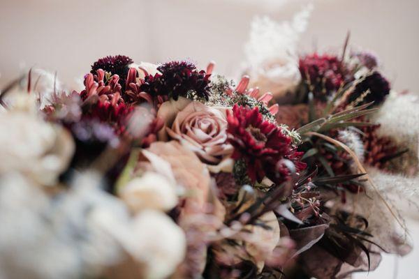 Wedding Bouquet Detail Shot