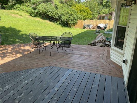 Upgrade deck, extended deck, rebuild deck, repair old deck