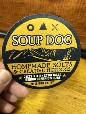 Stopping for a hot and delicious lunch at Soup Dog!