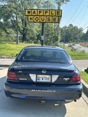 Breakfast at waffle House on a Saturday next stop Car Wash at the auto oasis!