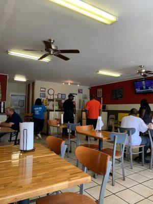 Dining area and ordering counter