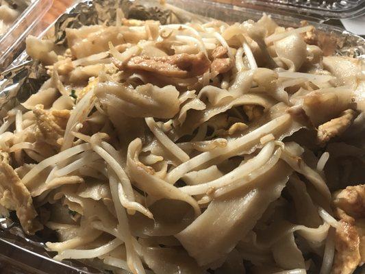 Chicken basil handcut noodles: $8