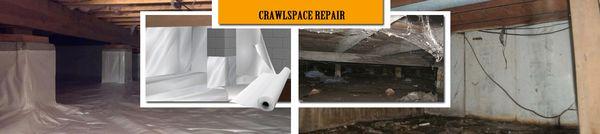 Damp crawlspaces create problems with mold, wood rot, insects, and poor air quality. Jerry's Waterproofing fixes all crawlspaces problems.