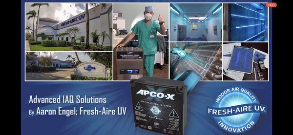 APCO UV light to fight the COVID-19 virus.