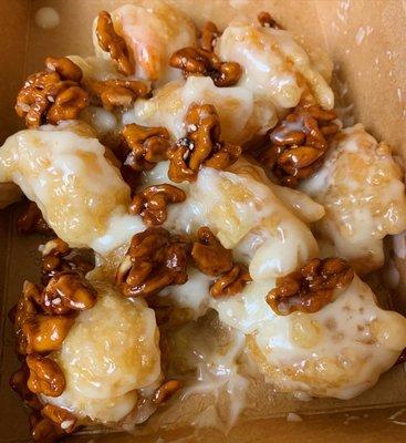 Candied Walnut Prawns