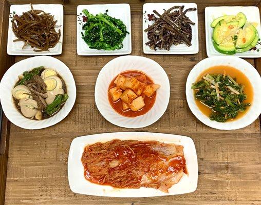 Jeonju banchan
 (Side dishes)