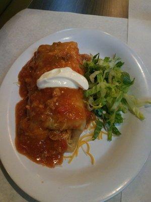 Smothered burrito