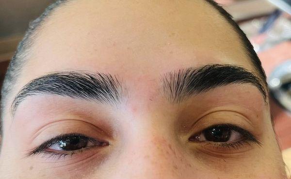 Eyebrow threading for more precise shape!