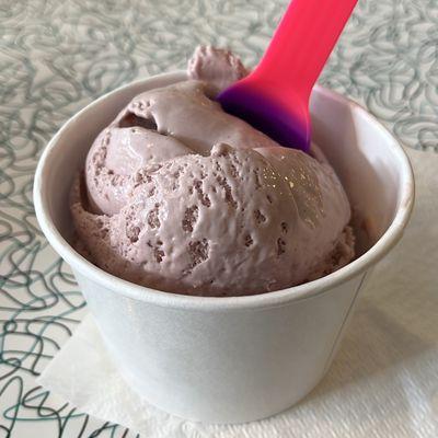 Blackberry lavender ice cream