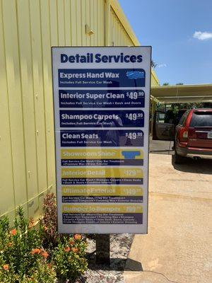 Detail Packages

Express Hand Wax -$49.99

Showroom Shine - $79.99