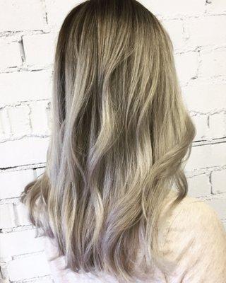 Balayage, cut, and style by Brittany!