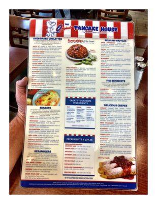 Menu. The Original Pancake House. Breakfast & Lunch. (S Lake Park/E 47th St) Big Busy Place. Cool.