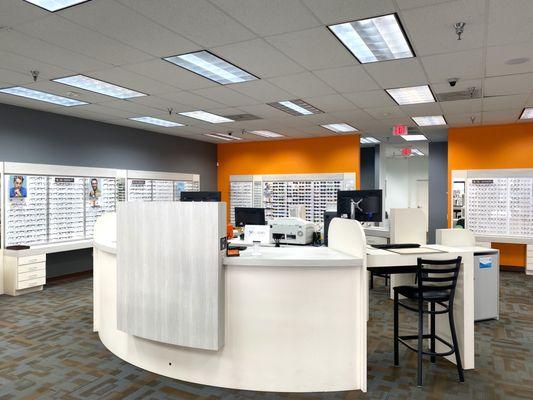 Store Interior at Stanton Optical store in Fort Lauderdale, FL 33305