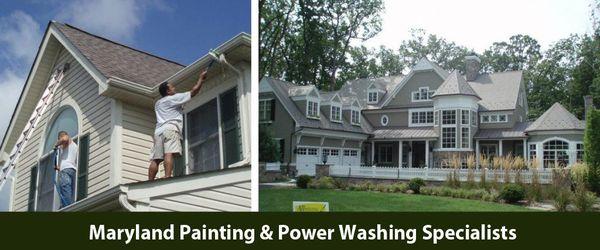 Full service painting and power washing services in Maryland