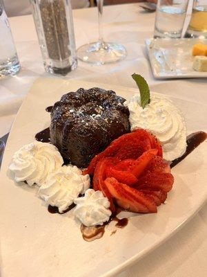 Chocolate lava cake