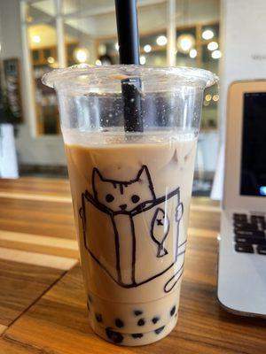 Cute drawings that you sometimes get on your cups